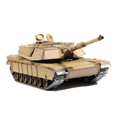 2.4G M1A2 Rc Car Battle Tank Metal Track with Sound Smoke Toy