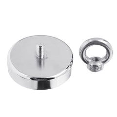 200KG D67mm Neodymium Recovery Magnet Sea Fishing Metal Treasure Hunting Recovery Magnet