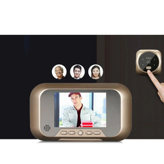 3.0'' Digital Door Viewer Smart LCD Peephole Camera HD Monitor with Night Vision Wide View Angle for Home Security