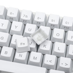 Mechanical Keyboard 66 Keys Gateron Switch Hot Swappable Tyce-C Wired RGB Backlit Gaming Keyboard with Crystalline Base for PC Laptop