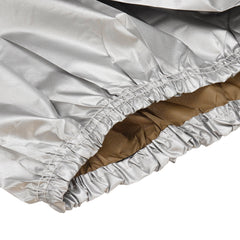 210T Universal Car Cover Waterproof Dust-proof UV Resistant Auto Protection with Side Zipper