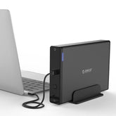 Vertical Type-C 3.5inch SATA HDD Case External Hard Drive Enclosure