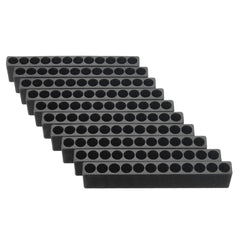 10pcs 12 Holes Hex Shank Plastic Screwdriver Bits Storage Deck Screwdriver Bit Head Storage Case