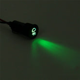 12 8mm LED Dash Panel Warning Light Indicator Lamp With Line And Symbol For Car Boat