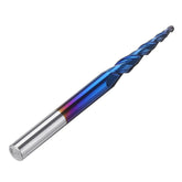 NACO-blue R0.25/ R0.5/ R0.75/ R1.0 *20*D6*50 2 Flutes Ball Nose Milling Cutter