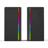 Bluetooth Desktop Speaker USB Charging Bluetooth Surround Stereo Bass Subwoofer AUX/TF Card Playing with RGB Symphony Light