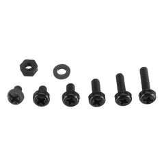 M3NP3 500Pcs M3 Nylon Screw Bolt Black Round Cross Screw Hex Nut Spacer Nylon PCB Assortment