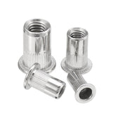 50Pcs Thread Rivet Nut 304 Stainless Steel Riveter Rivnut Insert Nutsert M3/M4/M5/M6