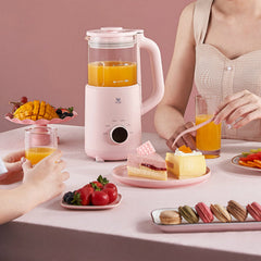 Electric Slow Juicer 600W 600ml Small Automatic Multi-Function Soybean Machine Food Processor