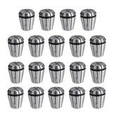 19Pcs 2mm-20mm Precision Spring Chuck Set for CNC Workholding Engraving and Milling Lathe Tool