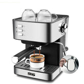 850W Coffee Maker 15bar High Pressure Pump 1.6L Water Tank Double Hole Design Suitable for Home Office