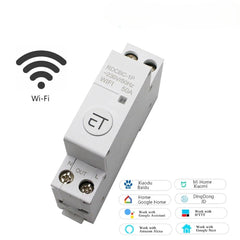 Din Rail WIFI Circuit Breaker Smart Timer Switch Relay Remote Control By EWeLink APP Smart Home Compatiable With Alexa Google