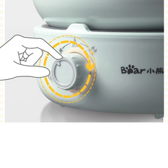 2.5L Electric Hot Pot 220V Electric Cooker Skillet Non-Stick Rapid Noodles Cooker with Lid