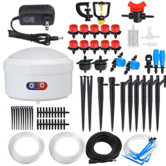 Auto Drip Irrigation System Remote WIFI Self Watering Set Timer Plant Grow Light