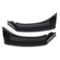 3Pcs Matte Black Car Front Bumper Splitter Lip Diffuser Body Kit Spoiler Guard Protection