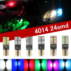 3W 4014SMD 24 LED Canbus Error Free License Side Interior Light Bulb