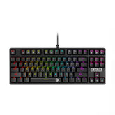 87 Keys Mechanical Keyboard Wired Ergonomic USB Optical Switch RGB Backlit Gaming Keyboard for Computer Laptop PC