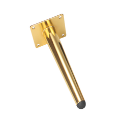 4pcs 10/15/20/25/30cm Golden Cone Furniture Leg for TV Cabinet Coffee Table Sofa Bedside Table Bathroom Cabinet