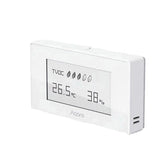 Indoor Air Quality Monitor Pollution Meter for TVOC Temperature and Humidity with a High-Contrast E Ink Screen Supports HomeKit Google Alexa