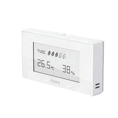 Indoor Air Quality Monitor Pollution Meter for TVOC Temperature and Humidity with a High-Contrast E Ink Screen Supports HomeKit Google Alexa