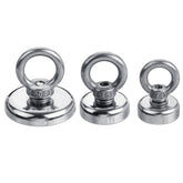 Neodymium Recovery Magnet 20/25/40mm Diameter with 10M Rope for Sea Salvage Hunting Fishing