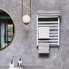 Towel Warmer 50 Physical Sterilization Clothes Dryer Large Area Hanging Space Waterproof Punch-free Installation 220V 75W