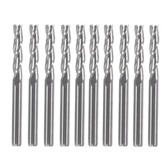 10pcs 3 Flutes Milling Cutter 3.175*17mm Carbide End Mill CNC Cutting Tool