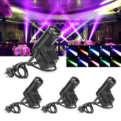 30W RGBW LED Stage Light Pinspot Beam Spotlight 6CH For DJ DISCO Party KTV