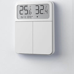 Smart Screen Display Switch With Temperature Humidity Two Way Single Control Work With Bluetooth Mesh Gateway