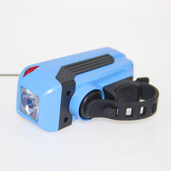Bicycle Headlight Electronic Bell Siren Alert Trumpet USB Charge 140DB