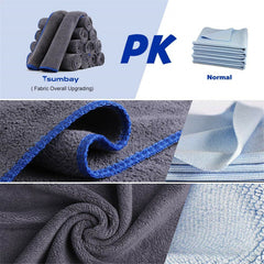 12Pcs 40*40CM Microfiber Car Wash Towels Washing Cleaning Cloth Paint Care Polishing Plush Grey
