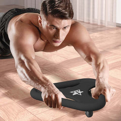 Multifunctional Triangular Abdominal Plate Fitness AB Roller Plate Silent Universal Abdominal Wheel
