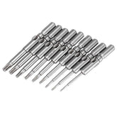 9Pcs 802 Torx Screwdriver Bits Set T5-T25 6mm Round Shank Electric Screwdriver Bits