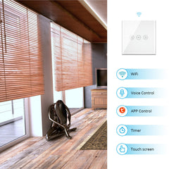 1800W EU/US Plug Switch Control Automatic Electric APP Voice Control Roller Wifi Curtain Motor
