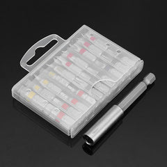 20pcs Torx Phillips Hex Slotted Screwdriver Bits with Extension Rod