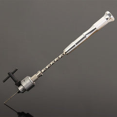 Semi-automatic Mini Hand Drill with 10 Twist Drills 0.3-4.0mm Reamer Pinhole Hand Drill
