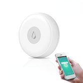 Smart Flood Sensor Water Leakage Detector Flood Overflow Alert Security Alarm System Tuya/Smart Life App Remote Control