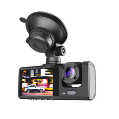 2 Inch Dash Cam 3-way HD 1080P Three-lens Parking Monitor with Night Vision Car DVR