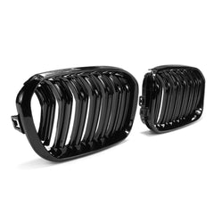 Gloss Black Front Kidney Grill Grille For BMW F20 F21 1 Series