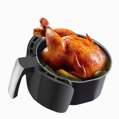 1300W Electric Hot Air Fryers Oven Oilless Cooker 5.5L Large Capacity Touch Screen 360 Cycle Heating with Non Stick Pot Liner