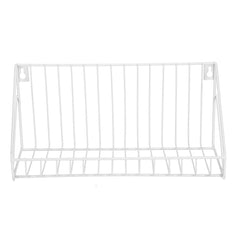 Nordic Minimalist Wrought Iron Grid Wall Shelf Storage Shelf