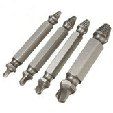 4PCS Double Side Damaged Screw Extractor Out Remover Bolt Stud Tool