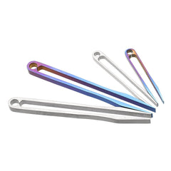 Titanium Alloy Mini Tweezer Portable Emergency CNC Clip Tool