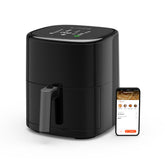 Smart Air Fryer with APP Control RNC Technology 360 Hot Air Circulation Removable Nonstick Basket with Recipe Book