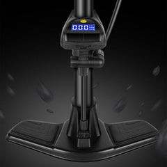 145PSI Air Pressure Bicycle Pump Digital Electronic Screen Air Pressure Gauge Multifunctional Nozzle Outdoor Bike Basketball Pump