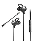 Wired In-ear Music Earphone Noise Reduction Gaming Earpiece with Mic Volume Control In-ear Gaming Headset