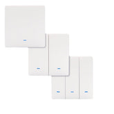 Wall Switch Light Alexa Wireless Remote Transmitter 1 2 3 Button RF Controller Switch For Lamp - 3 Way