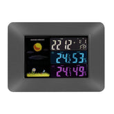 Multi-functional Wireless Digital Thermometer Hygrometer Colorful LCD Weather Forecast Clock