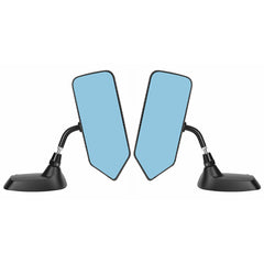 2Pcs Universal F1 Style Car Side Mirror Wing Mirrors Carbon Fiber Look