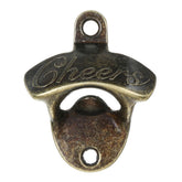 Retro Bronze Wall-mounted Bottle Opener Wall Mounted